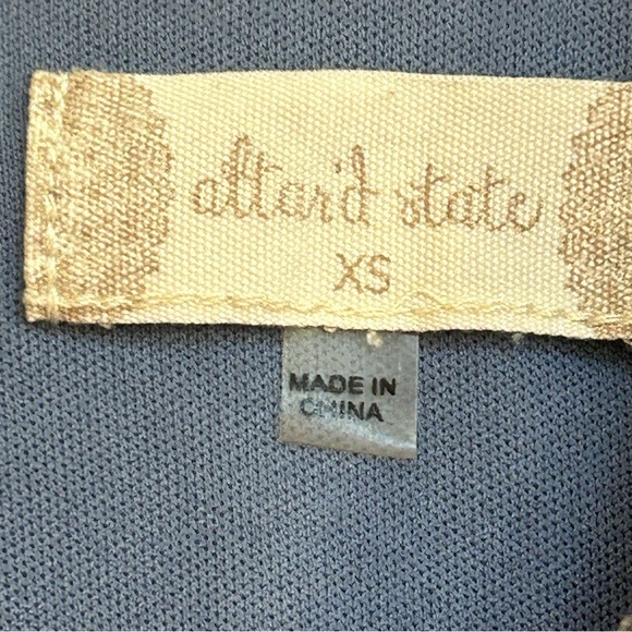 Alter’d State Women’s Dusty Purple Boho Babydoll Tiered Ruffle Mini Dress XS - Picture 5 of 5